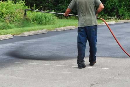 Asphalt sealcoating by Superior Paving